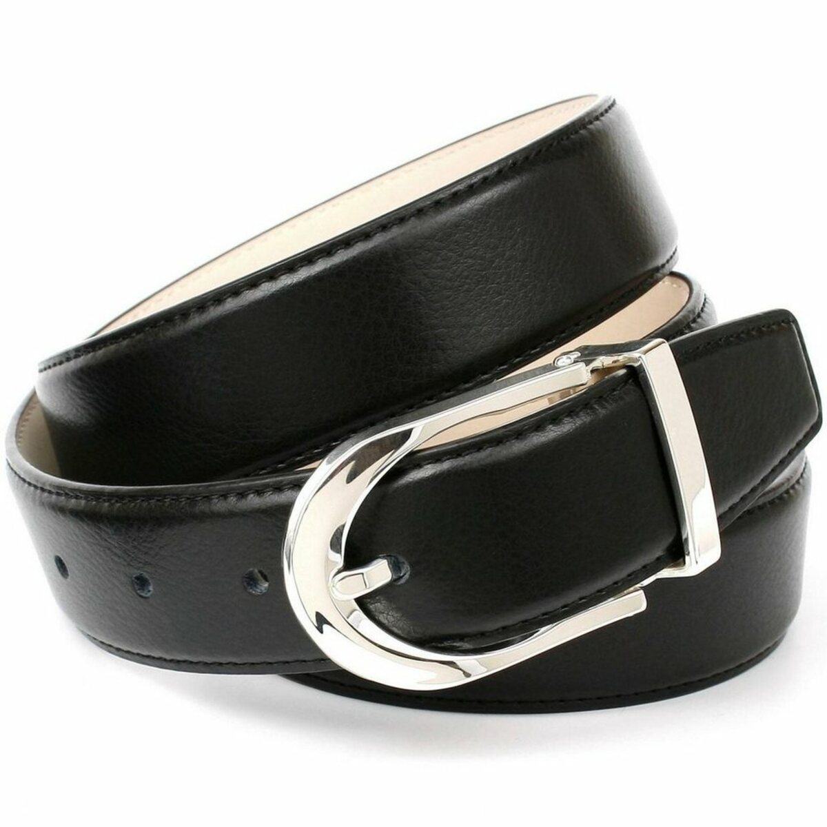 Bild 1 von Anthoni Crown Ledergürtel mit eleganter Dornschließe