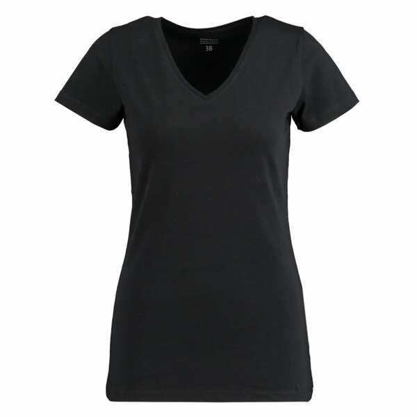 Bild 1 von Damen T-Shirt, Schwarz, 38