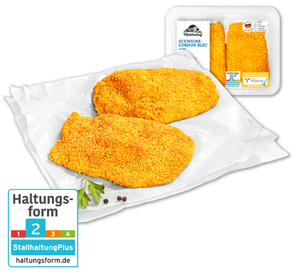 Bild 1 von MÜHLENHOF Frisches Schweine-Cordon-bleu*