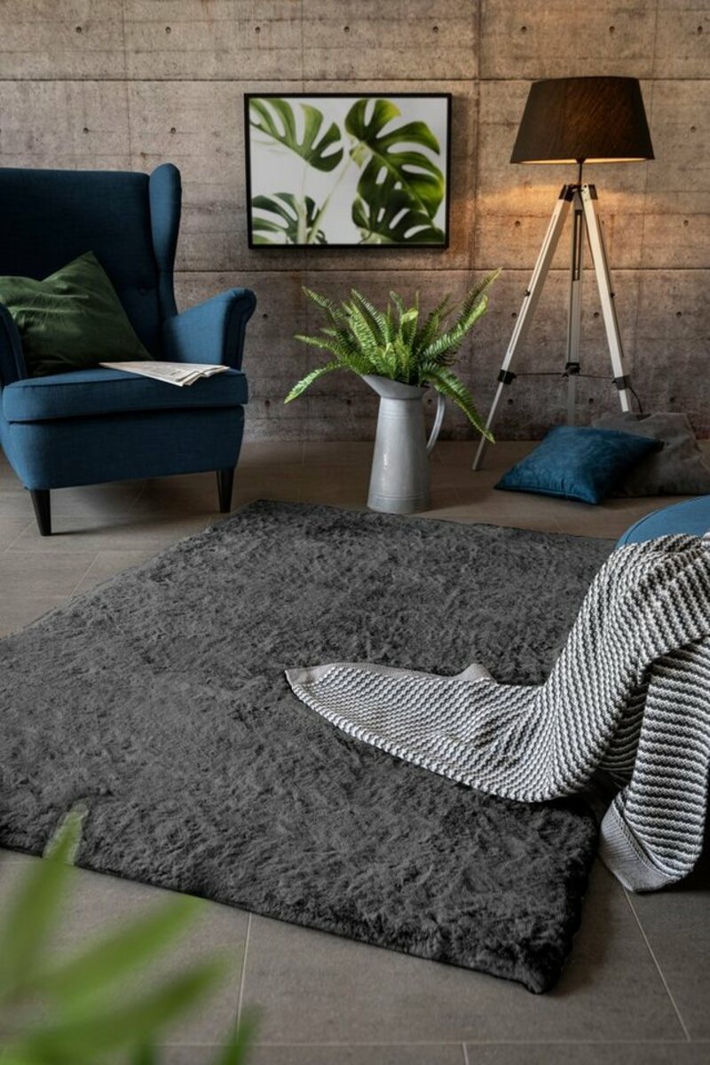 Bild 1 von Fellteppich Novara, LUXOR living, rechteckig, Höhe: 30 mm, Kunstfell, Kaninchenfell-Haptik, besonders weicher Hochflor