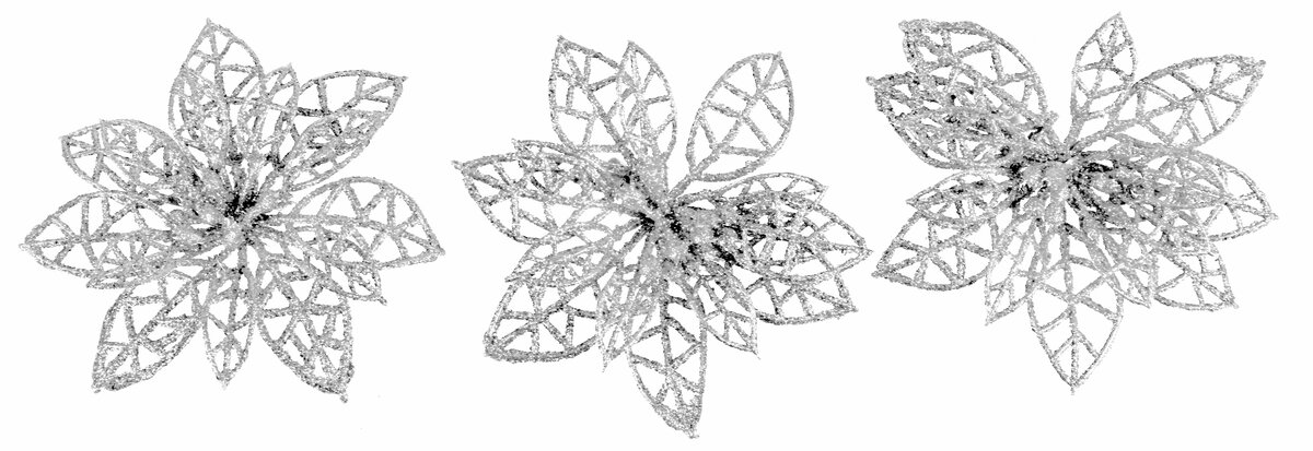 Bild 1 von Baumschmuck 'Blumenschleife' 3er-Set