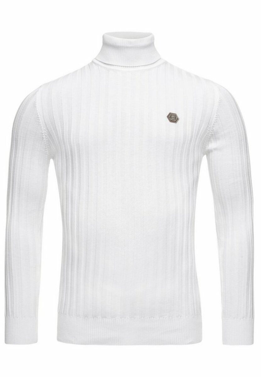 Bild 1 von RedBridge Rollkragenpullover Kiew mit gestreiftem Strickmuster