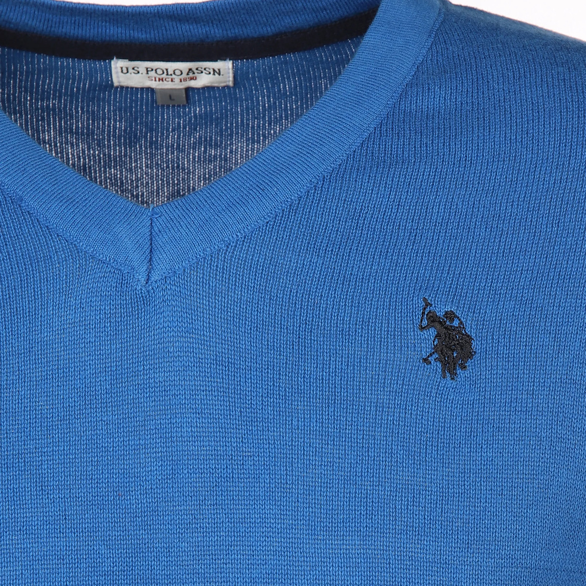 Bild 3 von Herren Feinstrickpullover mit V-Ausschnitt
                 
                                                        Blau