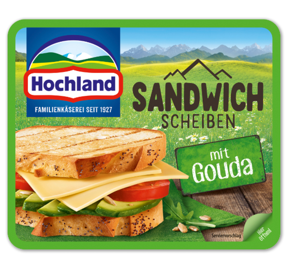 Bild 1 von HOCHLAND Sandwich­­scheiben