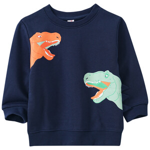 Jungen Sweatshirt mit Dino-Print DUNKELBLAU