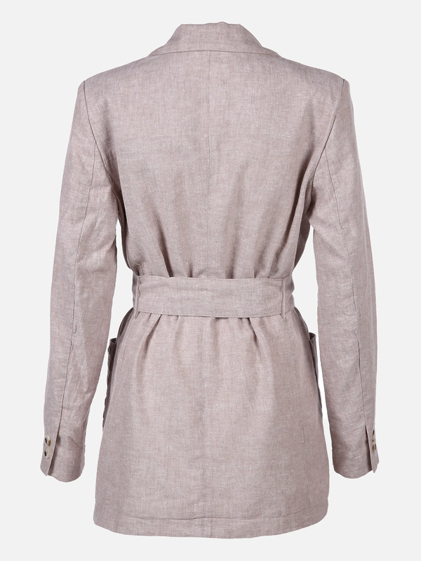 Bild 2 von Damen Leinenblazer in langer Form
                 
                                                        Braun