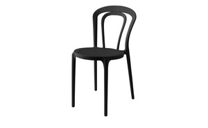 Connubia Stuhl  stapelbar Caffe schwarz Maße (cm): B: 43 H: 83 T: 53 Stühle