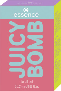 essence JUICY BOMB lip oil set 01 Glossy days ahead!