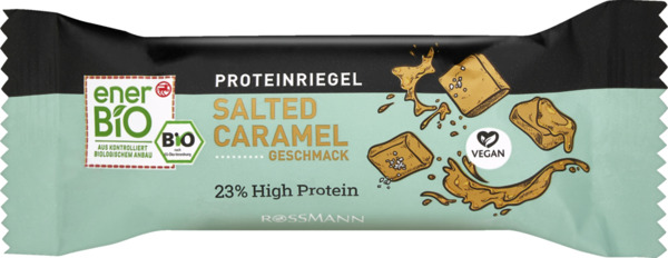 Bild 1 von enerBiO Proteinriegel Salted Caramel