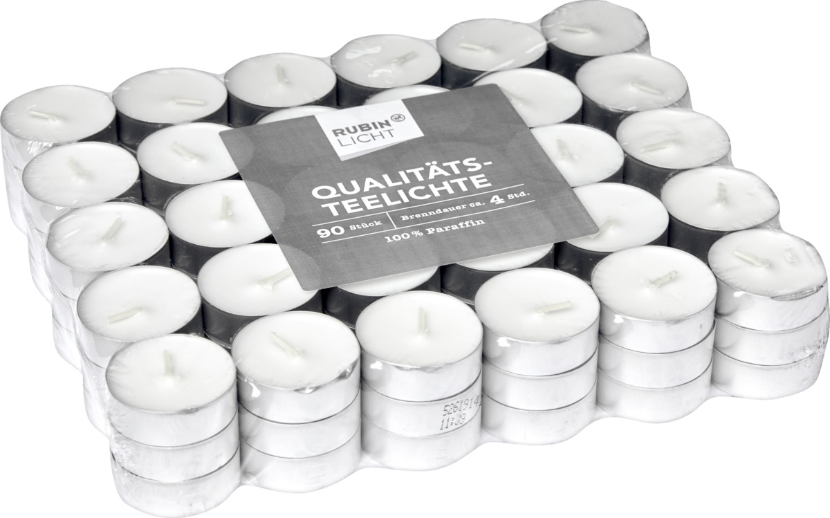 Bild 1 von RUBIN Qualitäts-Teelichte