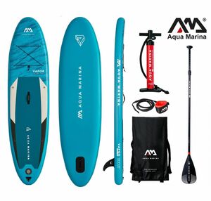 Aqua Marina All-Around SUP Board 315x79 cm mit Reißverschlussrucksack Double Action-Pumpe LIQUID AIR