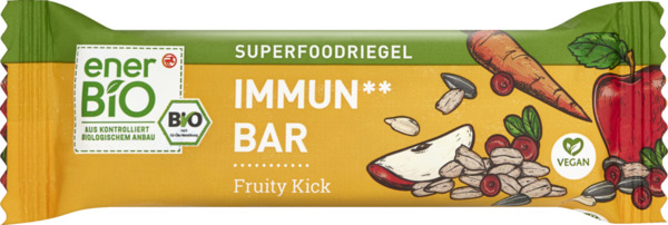 Bild 1 von enerBiO Superfoodriegel Immun Bar