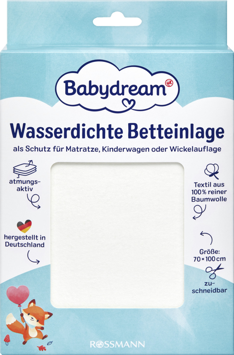 Bild 1 von Babydream wasserdichte Betteinlage 70x100 cm