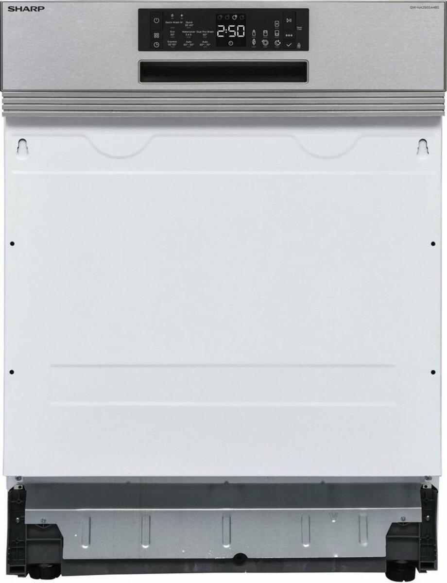 Bild 1 von Sharp teilintegrierbarer Geschirrspüler, QW-NA25GS44BS-DE, 14 Maßgedecke
