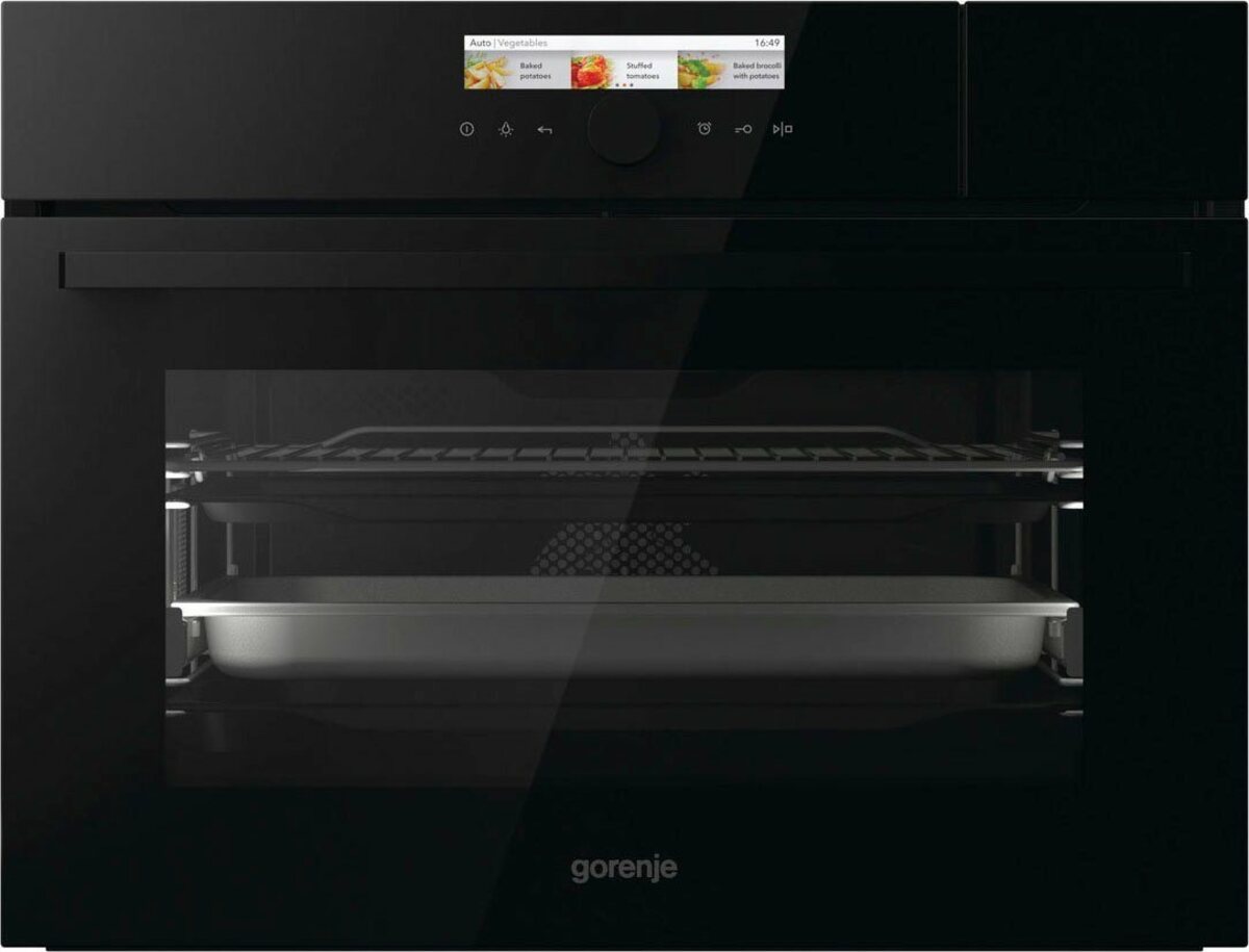 Bild 1 von GORENJE Dampfbackofen BCS 598 S24BG, mit 1-fach-Teleskopauszug, Aqua-Reinigungsfunktion