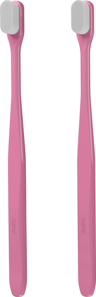 Bild 1 von nano Zahnbürste Compact rosa 2er-Pack