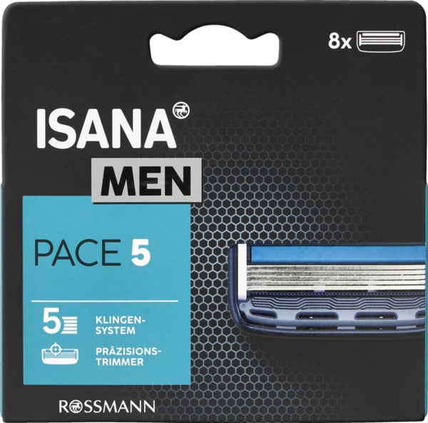 Bild 1 von ISANA MEN ISANA Men Pace 5 Klingen 8er Pack