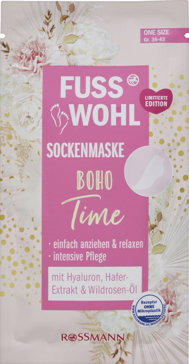 Bild 1 von FUSSWOHL Sockenmaske BOHO Time Gr. 36-43