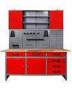 Bild 1 von Ondis24 Werkstatt Set Karsten 160 cm 1 Schrank rot