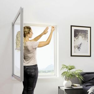 Primaster Insektenschutz Fenster ,  130 x 150 cm, weiß