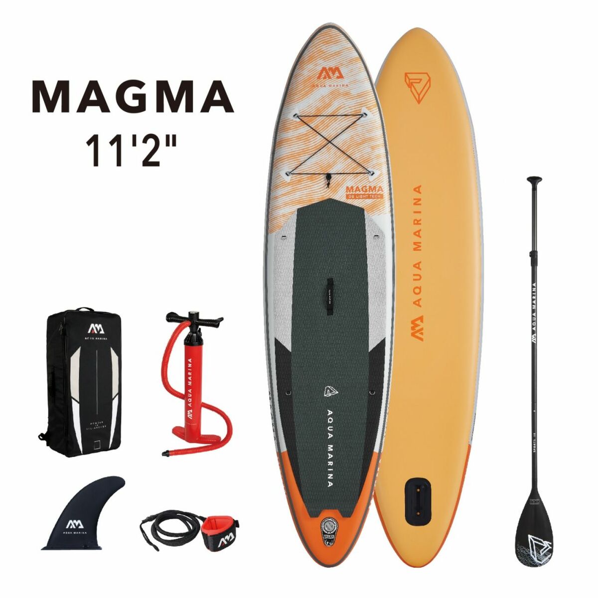 Bild 1 von Aqua Marina All-Around SUP Board 340x84cm Reißverschlussrucksack Double Action-Pumpe LIQUID AIR Padd