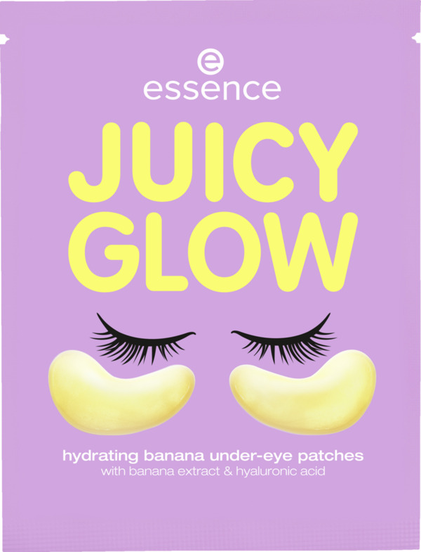 Bild 1 von essence JUICY GLOW hydrating eye patches 01 Banana Beam