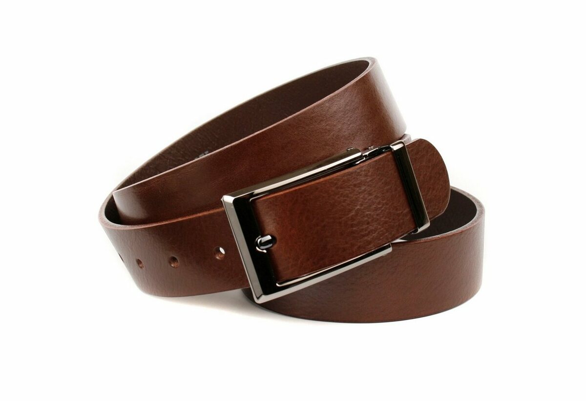 Bild 1 von Anthoni Crown Ledergürtel Vollledergürtel in dunkelbraun