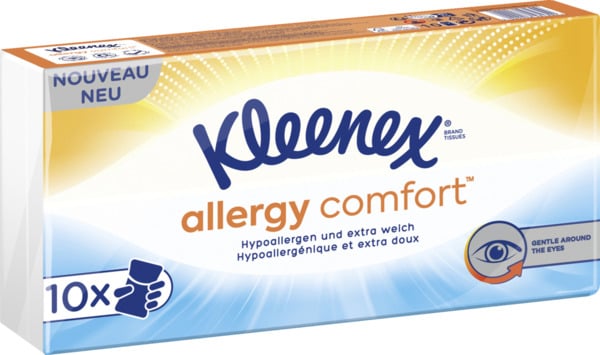 Bild 1 von Kleenex Allergy Comfort Pocket-Pack Taschentücher