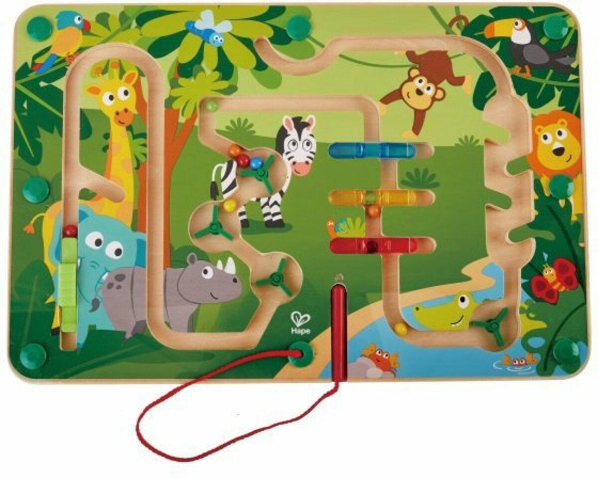 Bild 1 von Hape Spiel, Holzspielzeug, Dschungel-Labyrinth