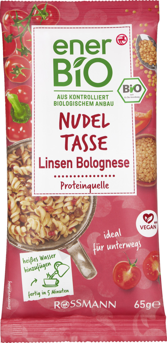 Bild 1 von enerBiO Nudeltasse Linsen Bolognese
