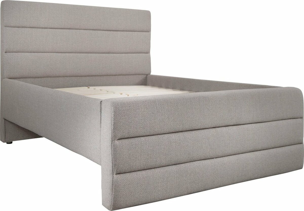 Bild 1 von OTTO products Polsterbett Merrit, Quernaht im Kopf- und Fußteil, in 5 Breiten, auch in 220 cm Länge, Beige