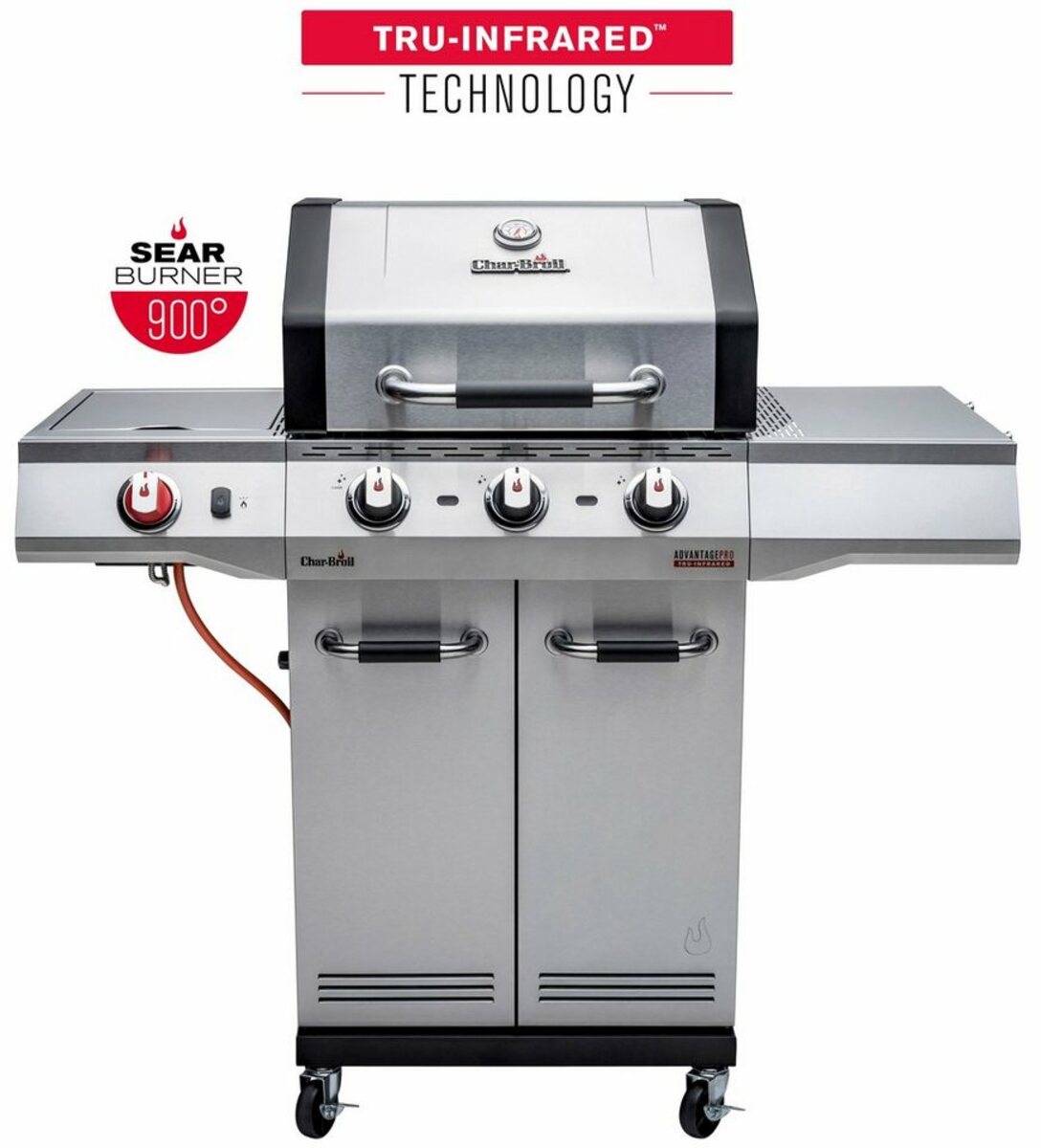 Bild 1 von Char-Broil Gasgrill Advantage PRO S 3, 50 mb, mit 900°C Hochleistungs-Sear-Brenner und Komfortausstattung