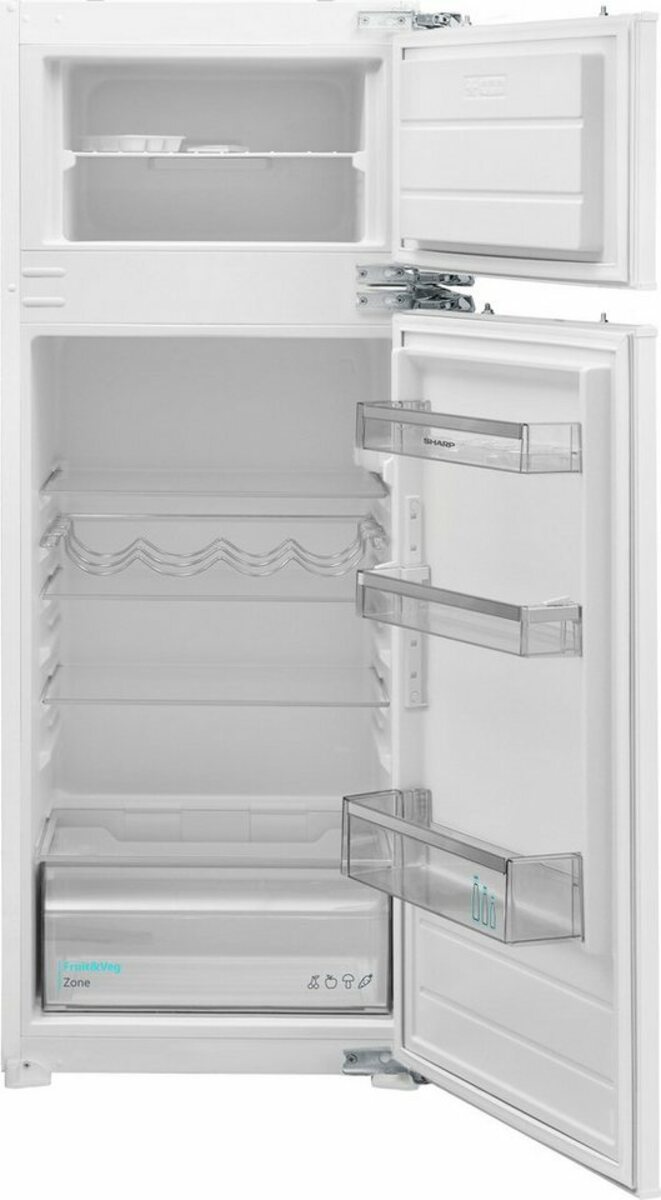 Bild 1 von Sharp Einbaukühlgefrierkombination SJ-TE210M1XD-EU, 144,5 cm hoch, 54 cm breit