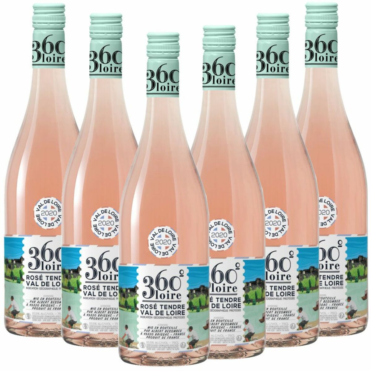 Bild 1 von 360° Loire Rosé - 6er Karton