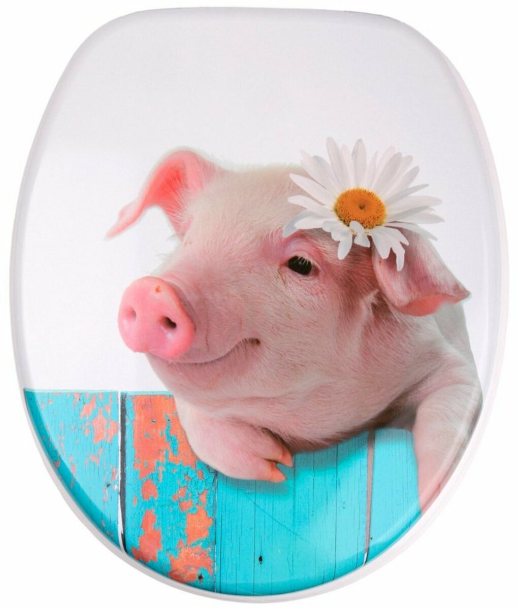 Bild 1 von Sanilo WC-Sitz Schwein, mit Absenkautomatik