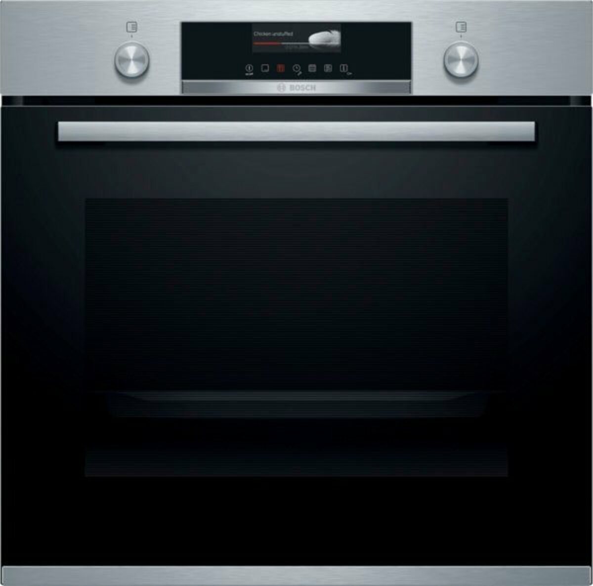 Bild 1 von BOSCH Einbaubackofen Serie 6 HBG579BS0, mit Teleskopauszug nachrüstbar, Pyrolyse-Selbstreinigung