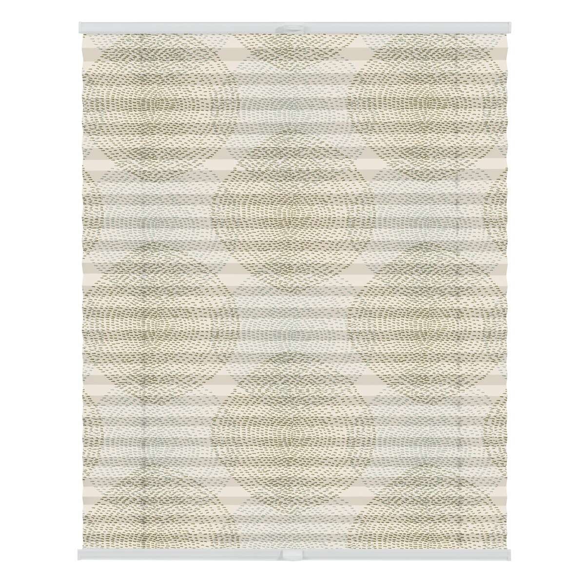 Bild 1 von Lichtblick Plissee Klemmfix, ohne Bohren, blickdicht, Stripy Boho Drop India - Beige