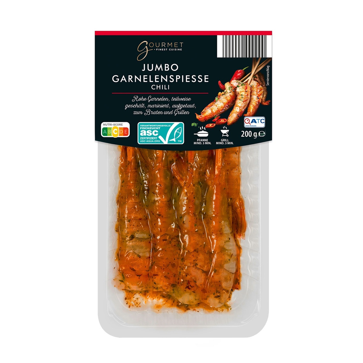 Bild 1 von GOURMET FINEST CUISINE Jumbo Garnelenspieße 200 g