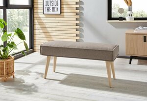 Exxpo - sofa fashion Eckbank Lungo, Frei im Raum stellbar, Braun