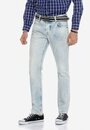Bild 1 von Cipo & Baxx Bequeme Jeans mit schmalem Saum in Straight Fit