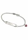 Bild 1 von Firetti Armband mit Gravur Schmuck Geschenk Silber 925 Armkette ID-Platte Erbskette Erdbeere, GRAVURwunsch per Mail senden, Anlass Geburtstag Taufe Weihnachten