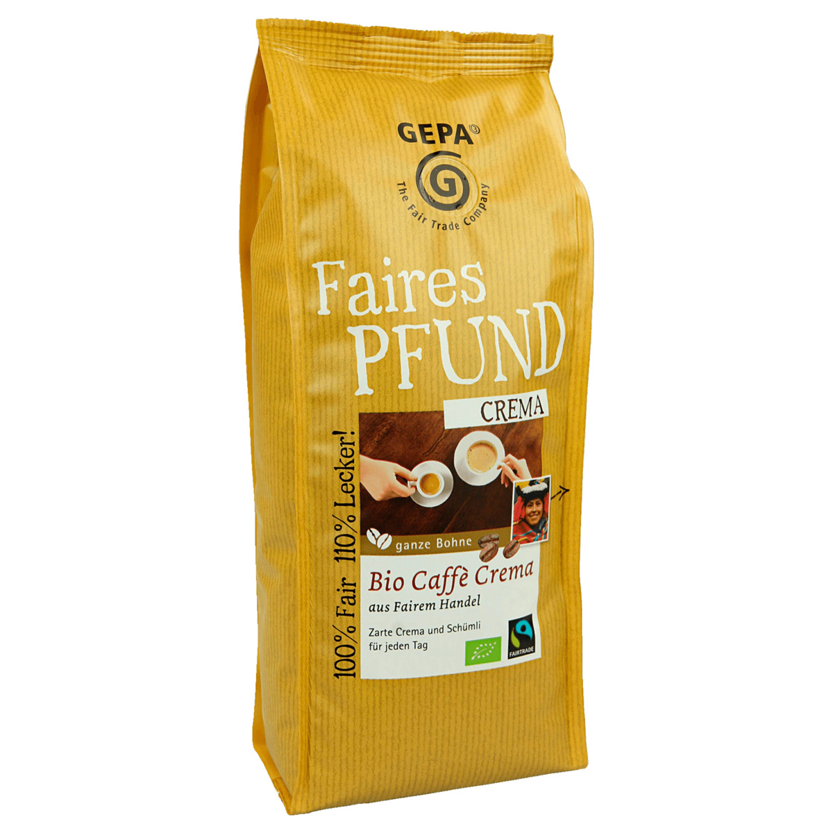 Bild 1 von Gepa Bio Caffé Crema ganze Bohne 500g