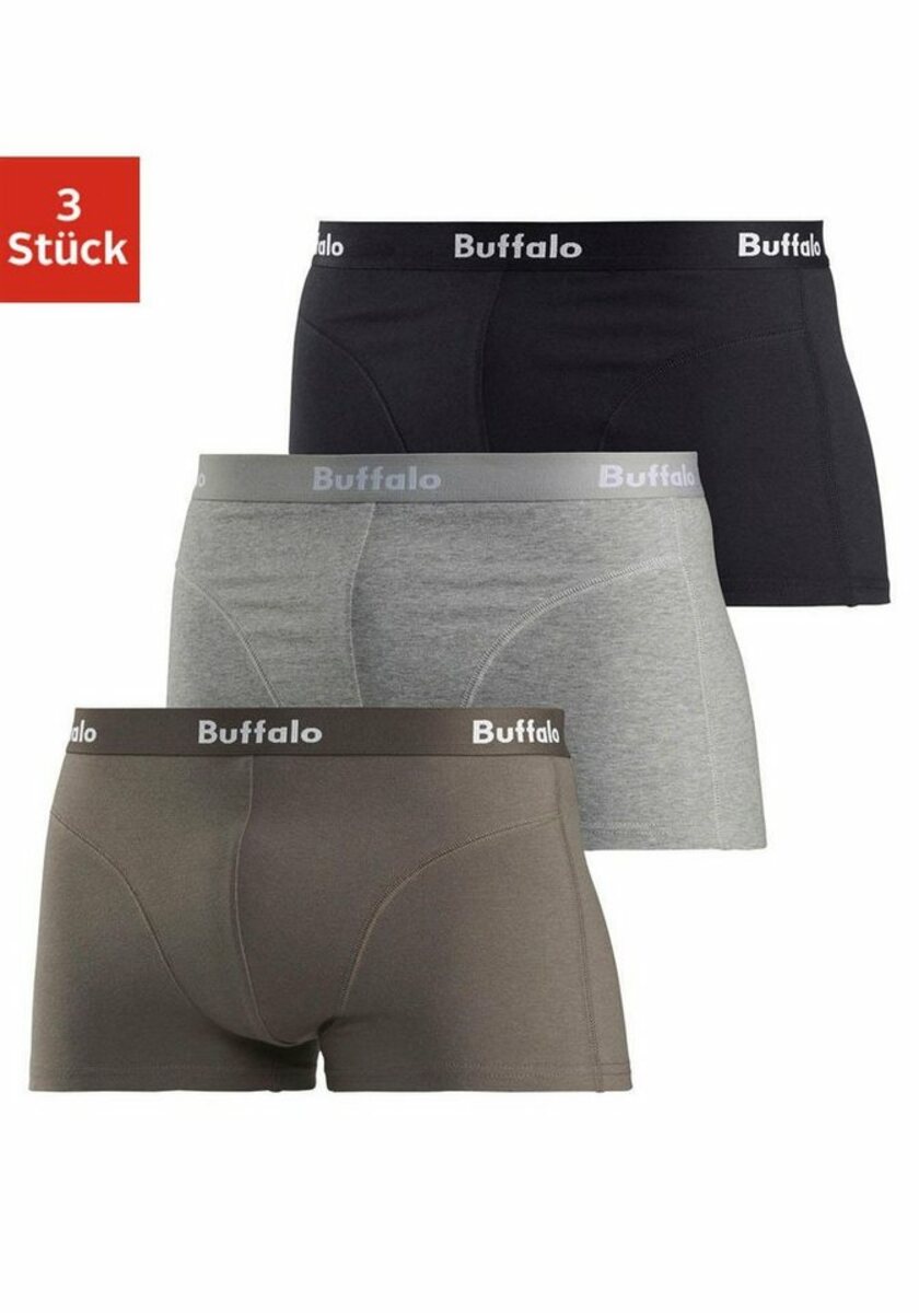 Bild 1 von Buffalo Hipster (Packung, 3-St) mit Overlock-Nähten vorn