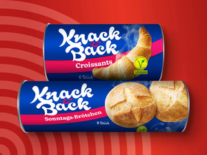 Knack & Back Sonntags-Brötchen/Croissants, 
         240/400 g