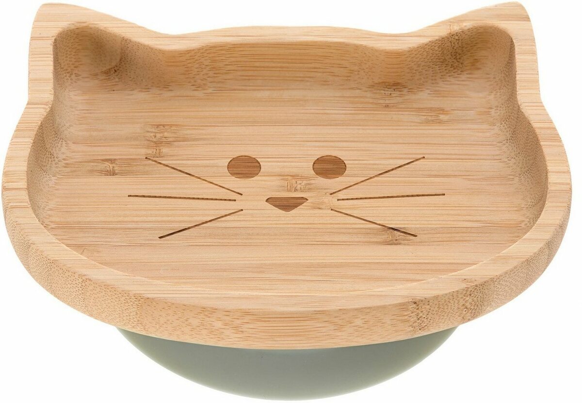 Bild 1 von LÄSSIG Teller Little Chums, Cat, mit Saugnapf
