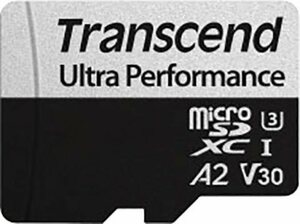 Transcend microSDXC 340S 128 GB Speicherkarte (128 GB, UHS Class 10, 160 MB/s Lesegeschwindigkeit)