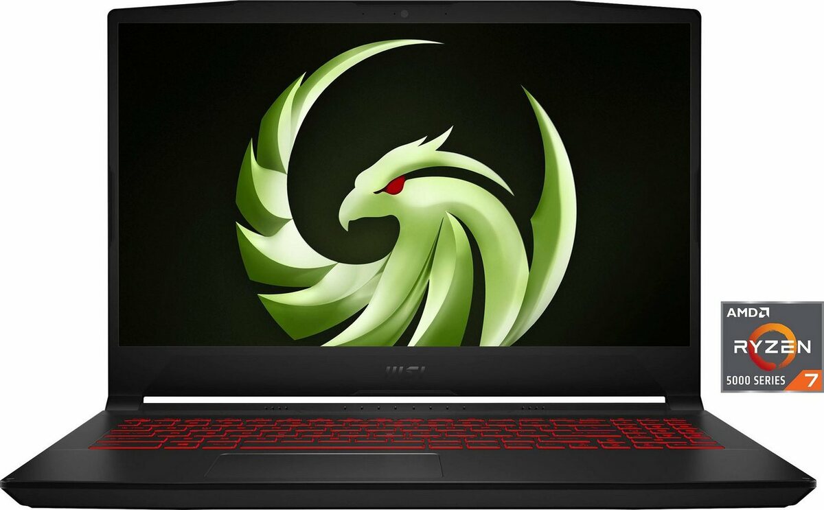 Bild 1 von MSI B5DD-035 Gaming-Notebook (39,6 cm/15,6 Zoll, AMD Ryzen 7 5800H, Radeon RX 5500M, 512 GB SSD)