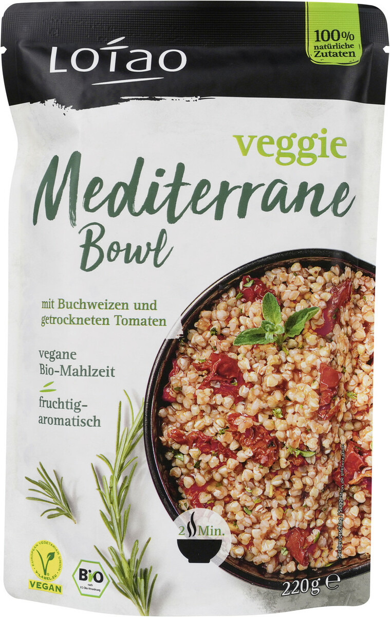 Bild 1 von Lotao Bio Veggie Mediterrane Bowl 220G