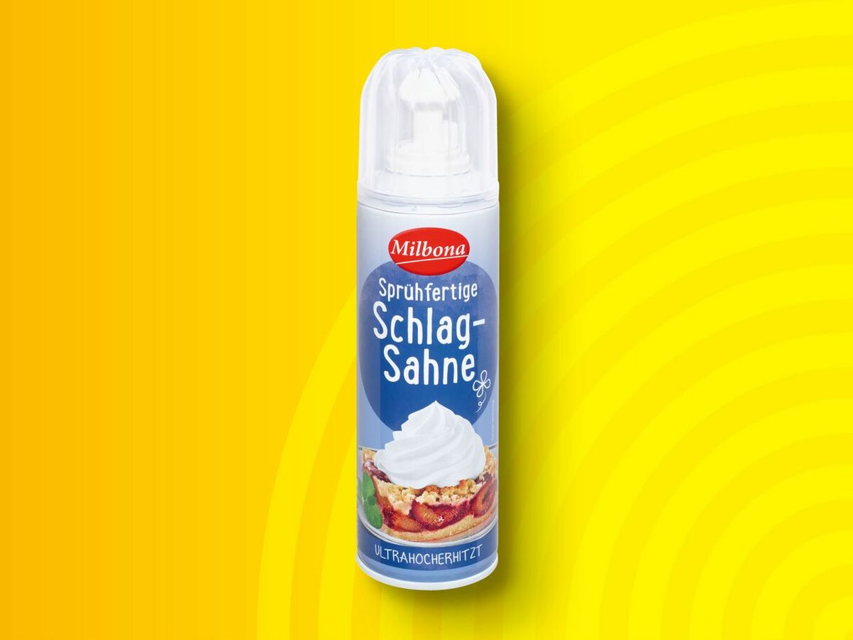 Bild 1 von Milbona Sprühfertige Sahne, 
         255/250 g