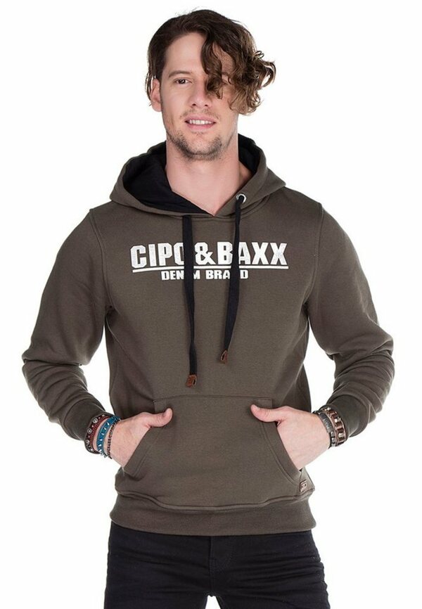 Bild 1 von Cipo & Baxx Kapuzensweatshirt mit Markenlogo